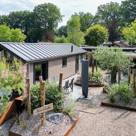 Modern Ingericht Chalet Op Groen Park Op De Veluwe 에페 외부 사진