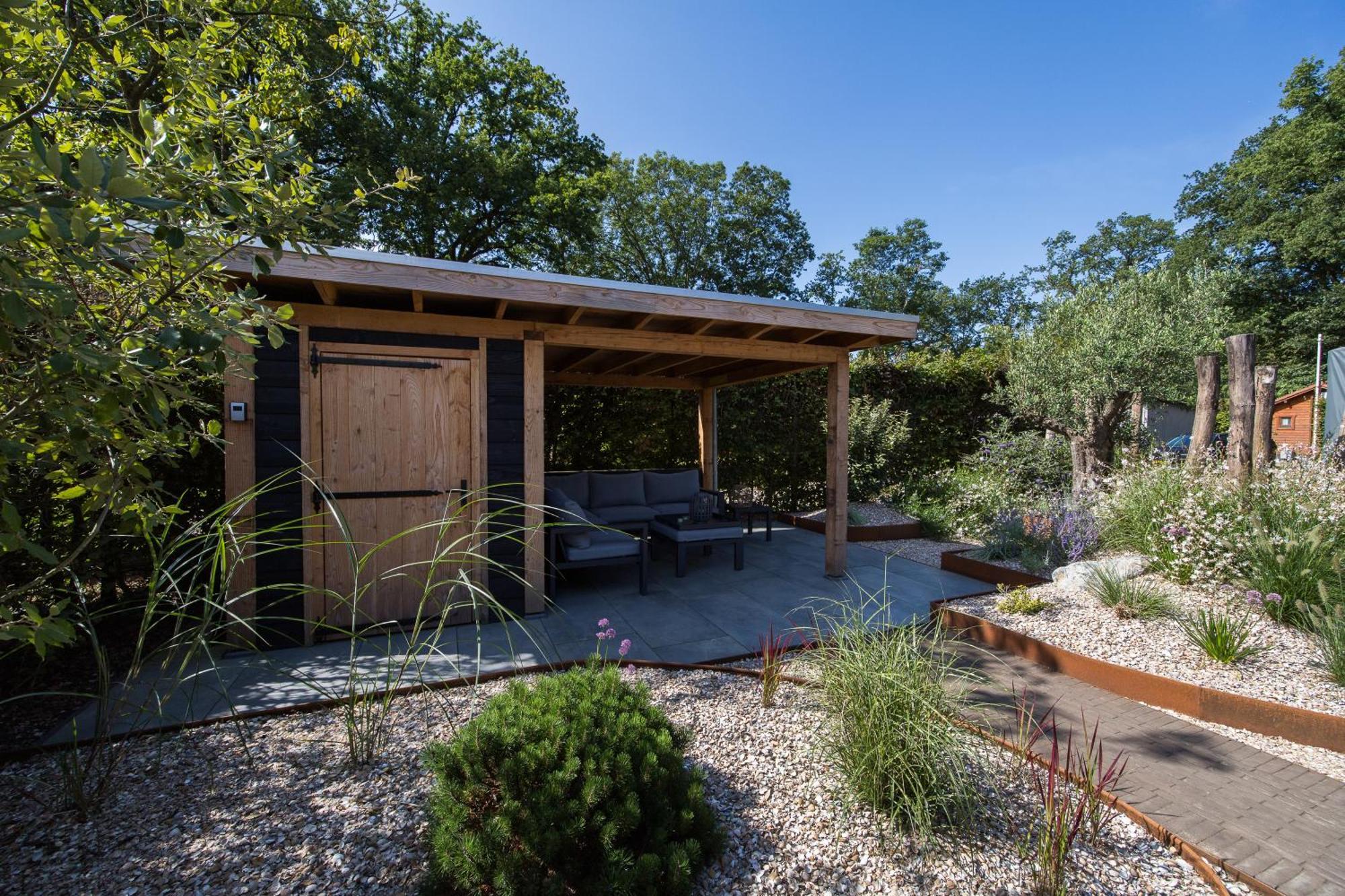 Modern Ingericht Chalet Op Groen Park Op De Veluwe 에페 외부 사진
